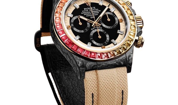 Rolex DiW NTPT Carbon Daytona "RAINBOW SUNRAY" (Retail:EUR 74590) (11809031)
