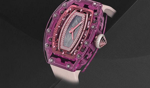 Richard Mille RM 07-02 Pink Lady Sapphire Red Gold Smokey Mother of Pearl and Diamond Centrepiece (11218388)