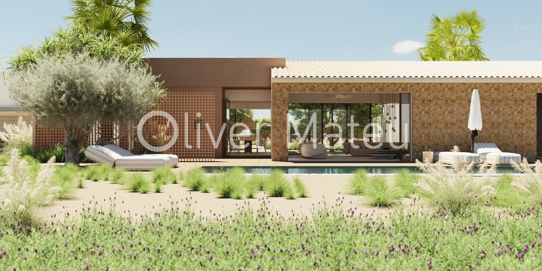 Nuevo Proyecto Villa Con Piscina Y Garaje En Algaida Islas Baleares 