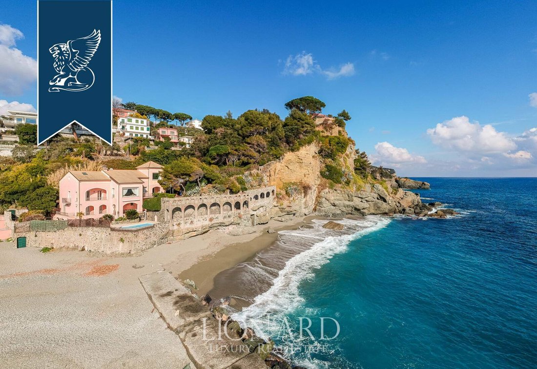 Luxurious Sea Facing Estate By The Sea Of The In Celle Ligure, Liguria