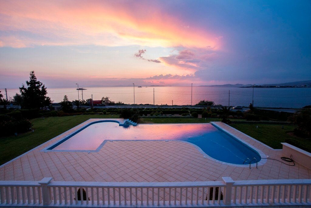 Luxury Sea Side Villa With Breathtaking Views In Saronida, Greece For
