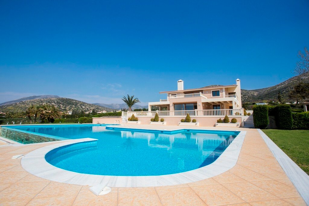 Luxury Sea Side Villa With Breathtaking Views In Saronida, Greece For