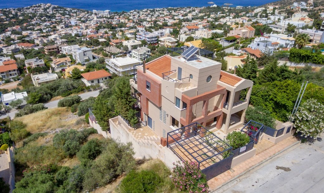 Beautiful Villa In Saronida, Decentralized Administration Of Attica