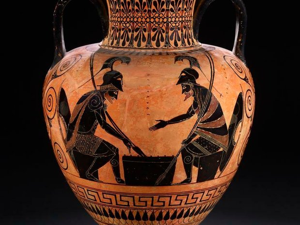 Exquisite replica - Amphora - Achilles and Ajax Playing a... (11875329)
