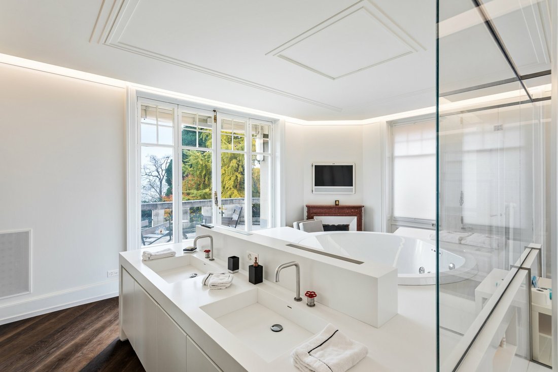 Mansion With The Character Of Yesteryear, In Pully, Vaud, Switzerland