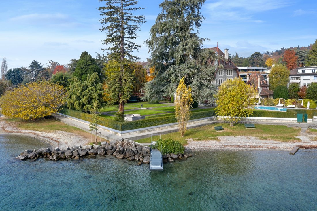 Mansion With The Character Of Yesteryear, In Pully, Vaud, Switzerland