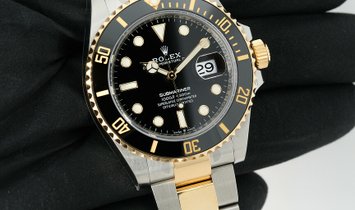 Rolex Submariner Date 126613LN-0002 Oystersteel and 18ct Yellow Gold Black Ceramic Bezel Black Dial