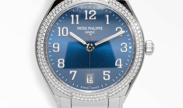 Patek Philippe Twenty-4 7300-1200A-001 Stainless Steel Blue Sunburst Dial Diamond Bezel (11280281)