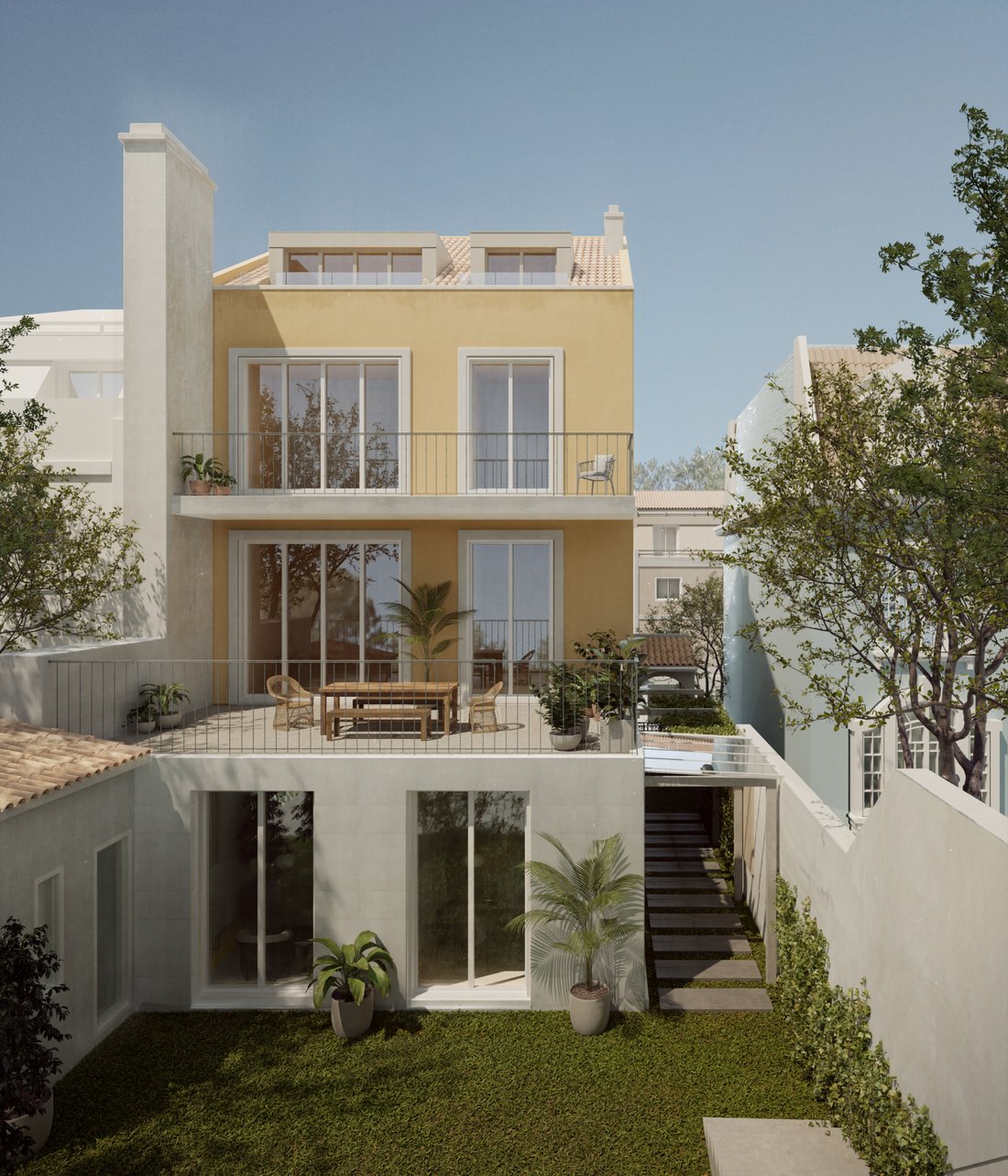 Beautiful Duplex Apartment In 20th Century Villa In Lisbon, Lisbon