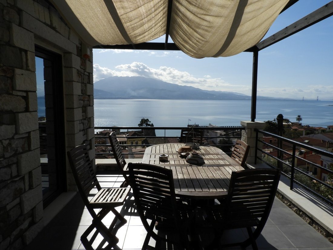 Stone House Inside Medieval Castle In Nafpaktos, Greece For Sale (11895002)