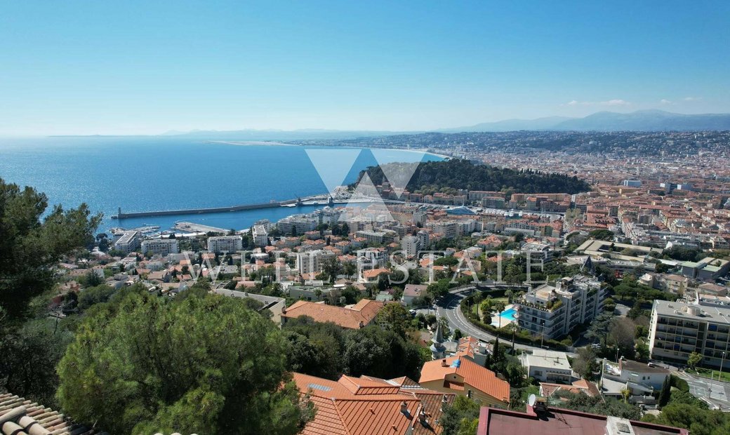 Mont Boron Villa Avec Vue à Nice, Provence Alpes Côte D'azur, France à