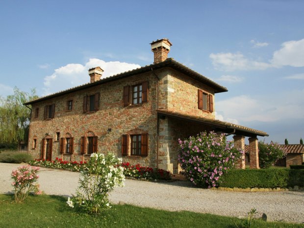 Hus i Foiano della Chiana, Toscana, Italien 1