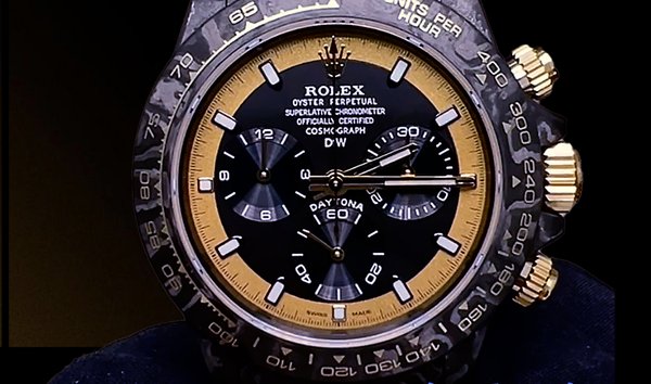 Rolex DiW 勞力士 Carbon Daytona "CREAM INVERT GOLD" (Retail:EUR 55990) (11948276)