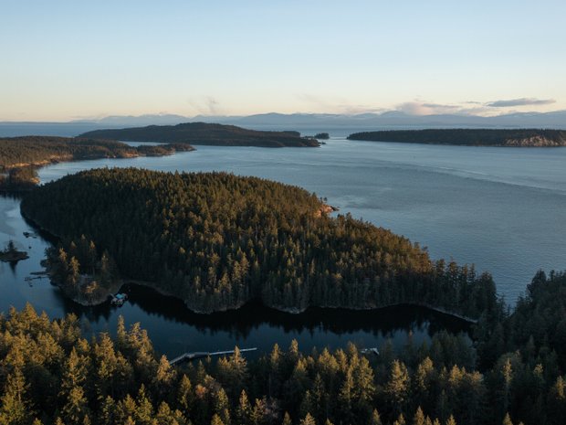 Private Island in Halfmoon Bay, British Columbia, Canada 1