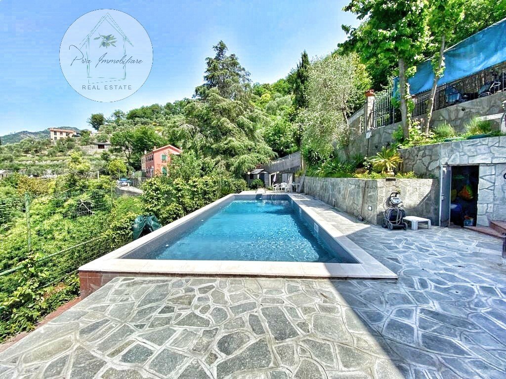 Panoramic Villa With Swimming Pool In Rapallo, Liguria, Italy For Sale