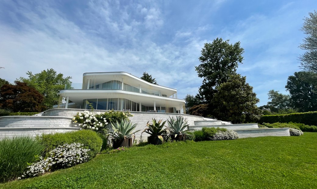 Lake Maggiore Stunning Waterfront Luxury Villa With In Lesa, Piedmont, Italy For Sale (11708126)