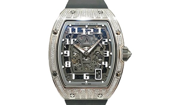 RICHARD MILLE RM67-01 AUTMATIC WINDING EXTRA FLAT IN 18K WHITE GOLD AND TOP DIAMONDS (11988515)