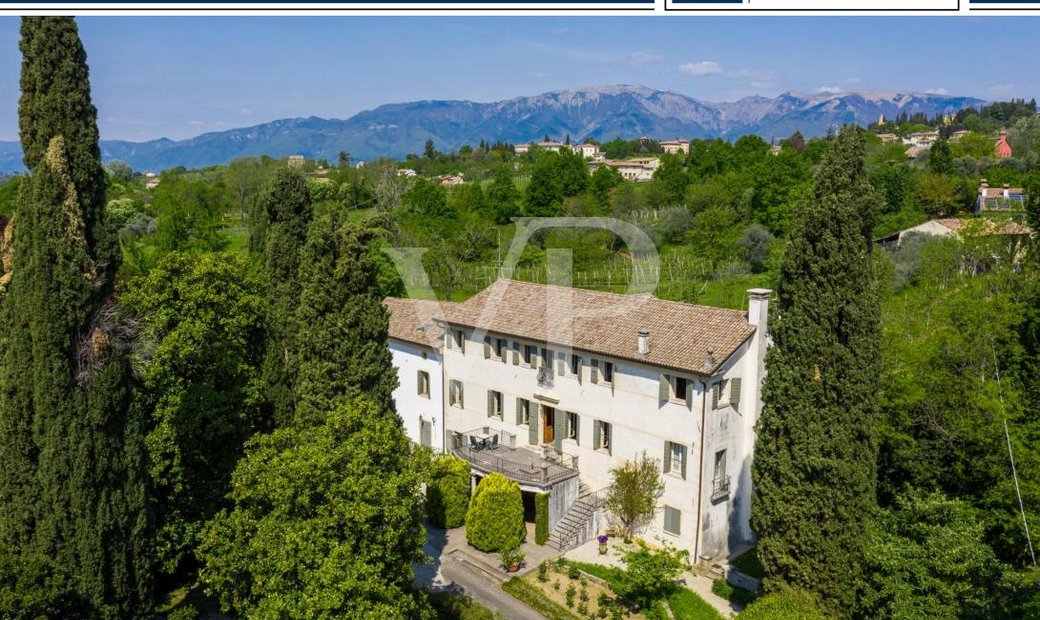 Venetian Villa From The 16th Century At The Foot Of The In Asolo