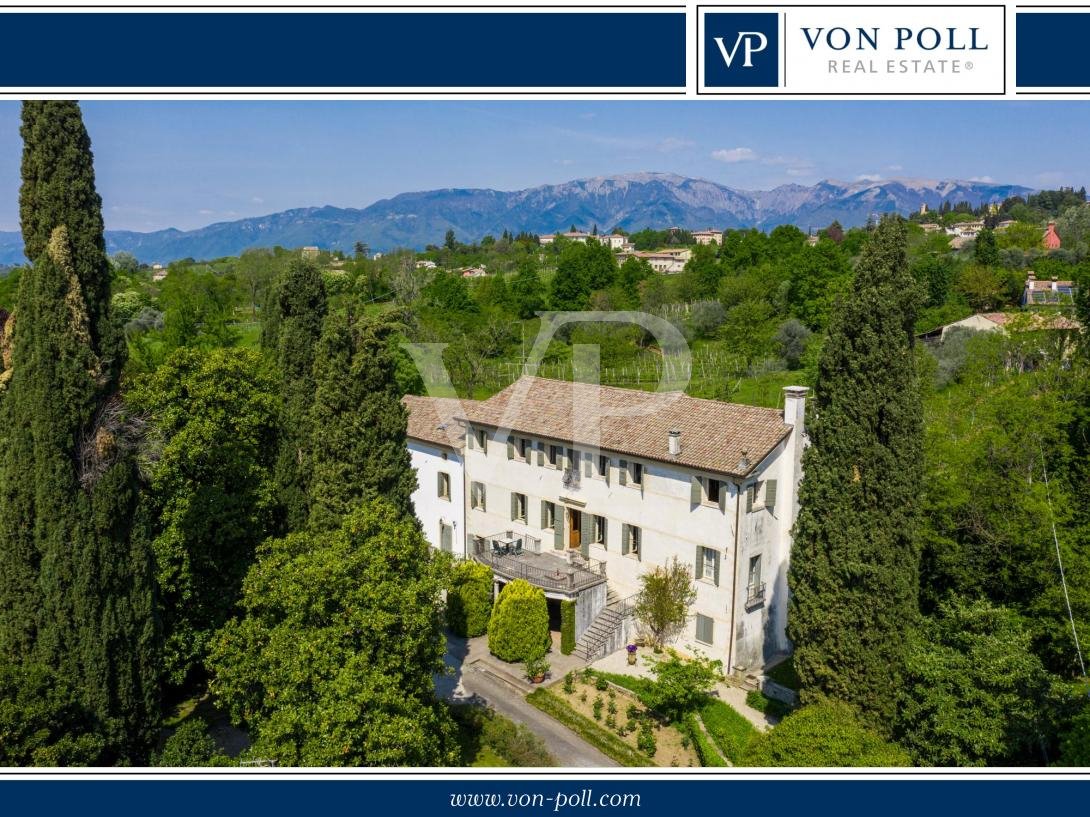 Venetian Villa From The 16th Century At The Foot Of The In Asolo