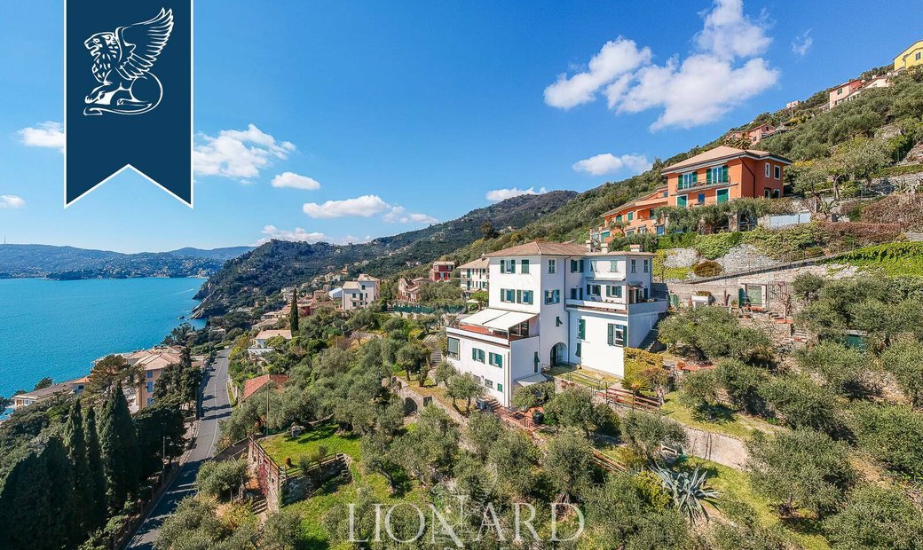 Luxurious Panoramic Villa By Zoagli's Sea En Zoagli, Liguria, Italia En