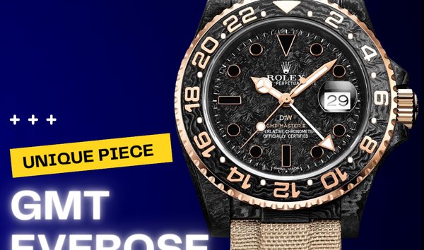 Rolex DiW NTPT Carbon GMT EVEROSE (Retail:EUR 47990) (12042132)