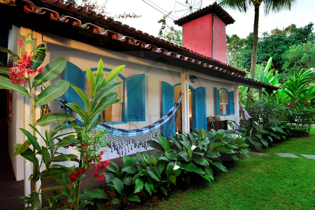 Beautiful Colonial Style House For Sale With Pool, Beachfront In Paraty