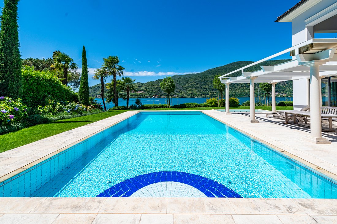 Spectacular Lakefront Property In Vico Morcote, Ticino, Switzerland For