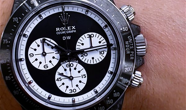 Rolex DiW Carbon Daytona “PAUL NEWMAN BLACK DLC" (Retail:EUR 54990) (12057256)