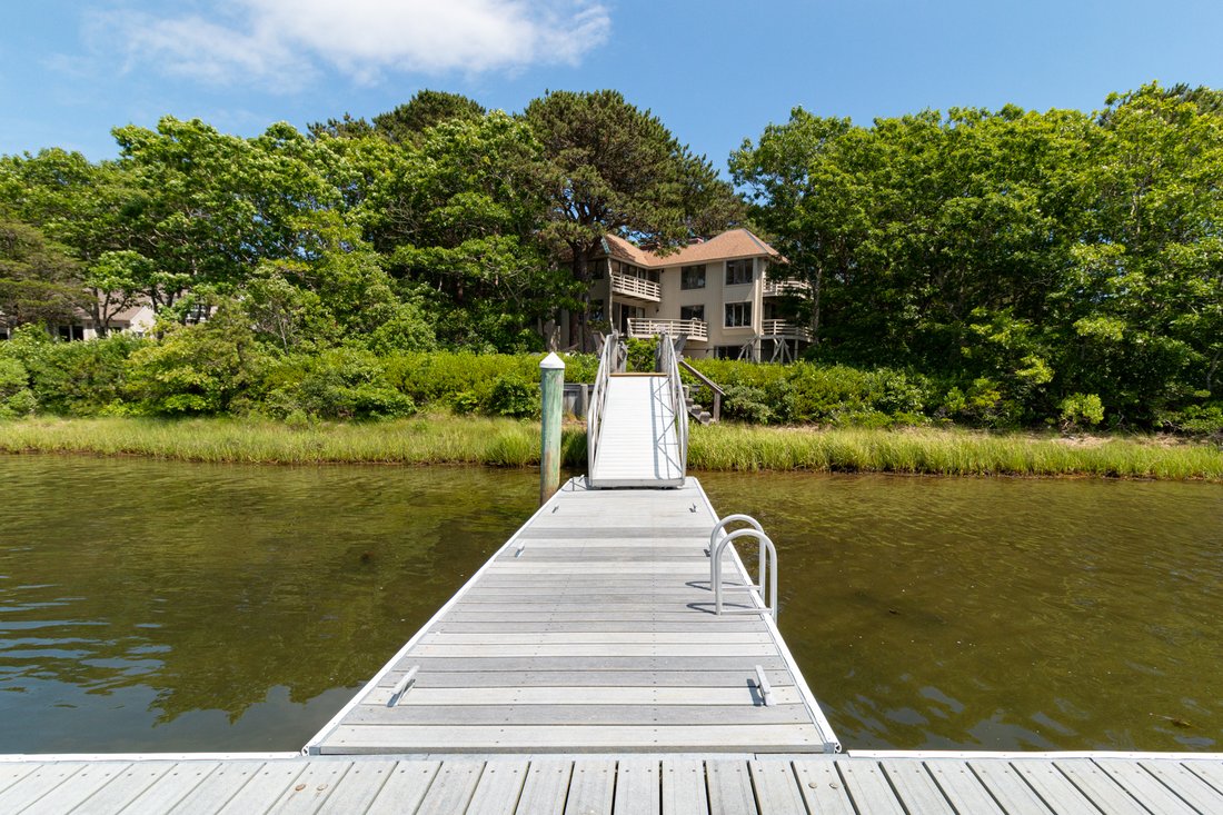 Little Neck Bay Waterfront In Mashpee, Massachusetts, United States For