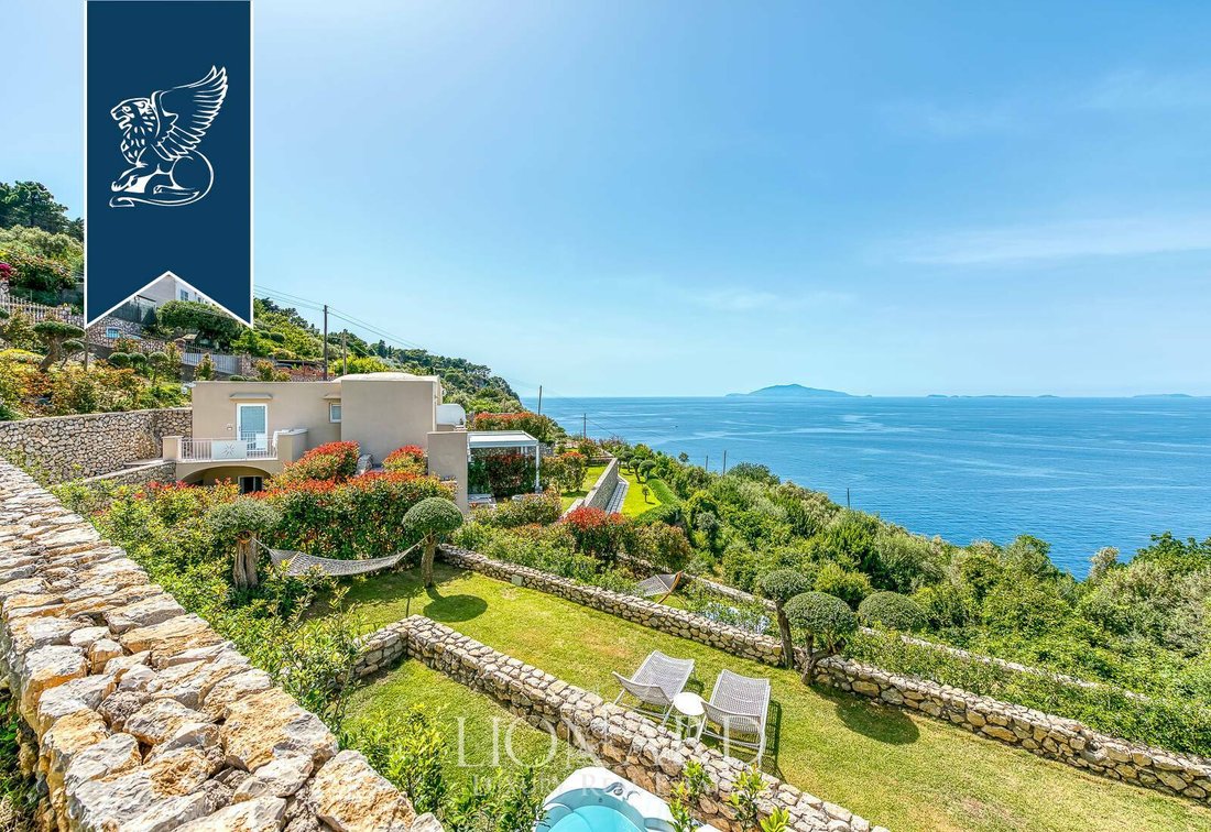 Stunning Luxury Villa By Anacapri's Sea In Anacapri, Campania, Italy