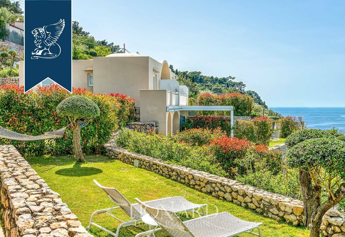 Stunning Luxury Villa By Anacapri's Sea In Anacapri, Campania, Italy