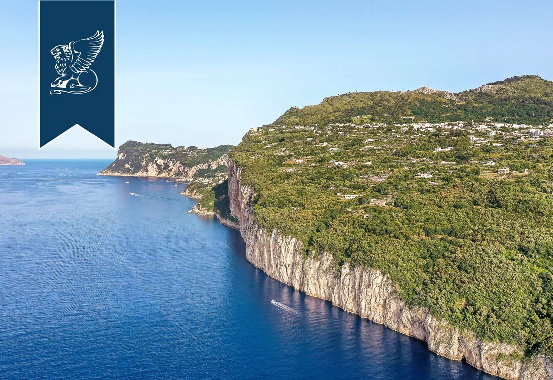 Stunning Luxury Villa By Anacapri's Sea In Anacapri, Campania, Italy