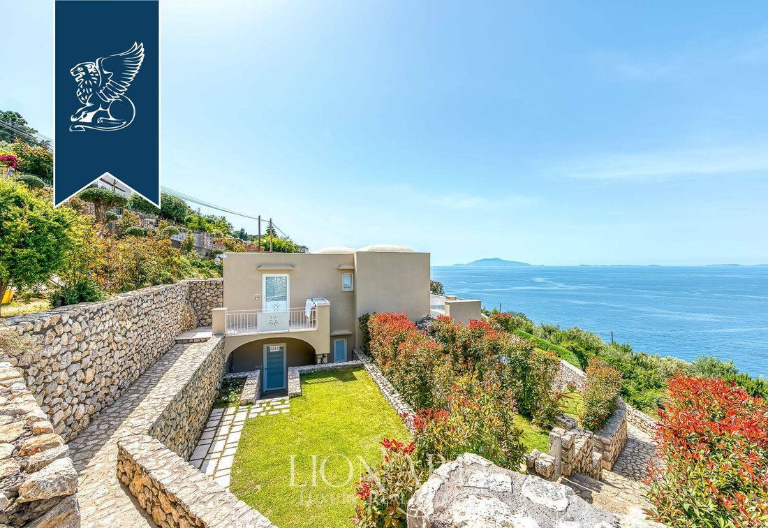 Stunning Luxury Villa By Anacapri's Sea In Anacapri, Campania, Italy