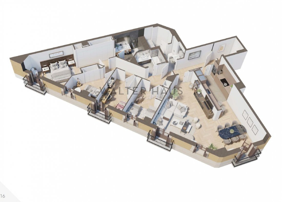 New Construction Apartment In The Quadrat D'or, In Barcelona, Catalonia