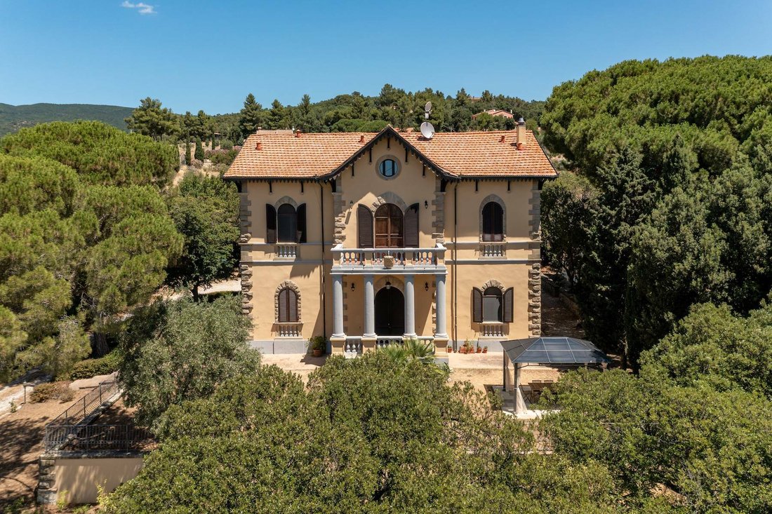 'Art Nouveau' Mansion With Breathtaking Sea View In Tuscany, Italy For ...