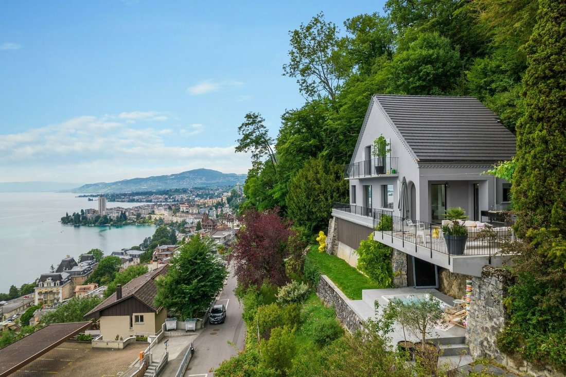 Rare! Detached House With Contemporary In Montreux, Vaud, Switzerland