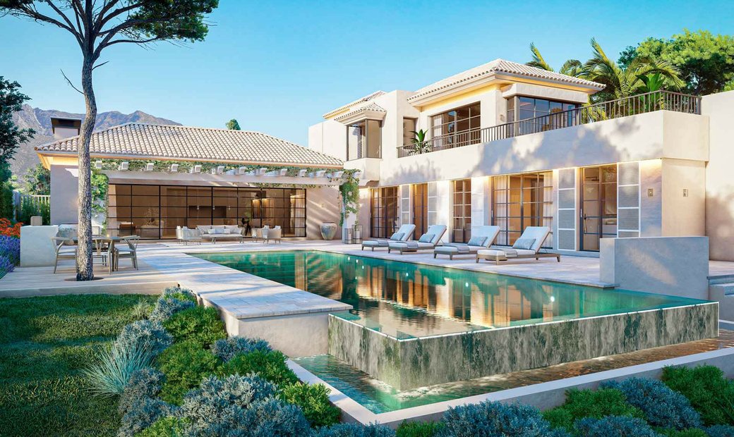 Villa In La Carolina, Marbella Golden Mile In Marbella, Andalusia