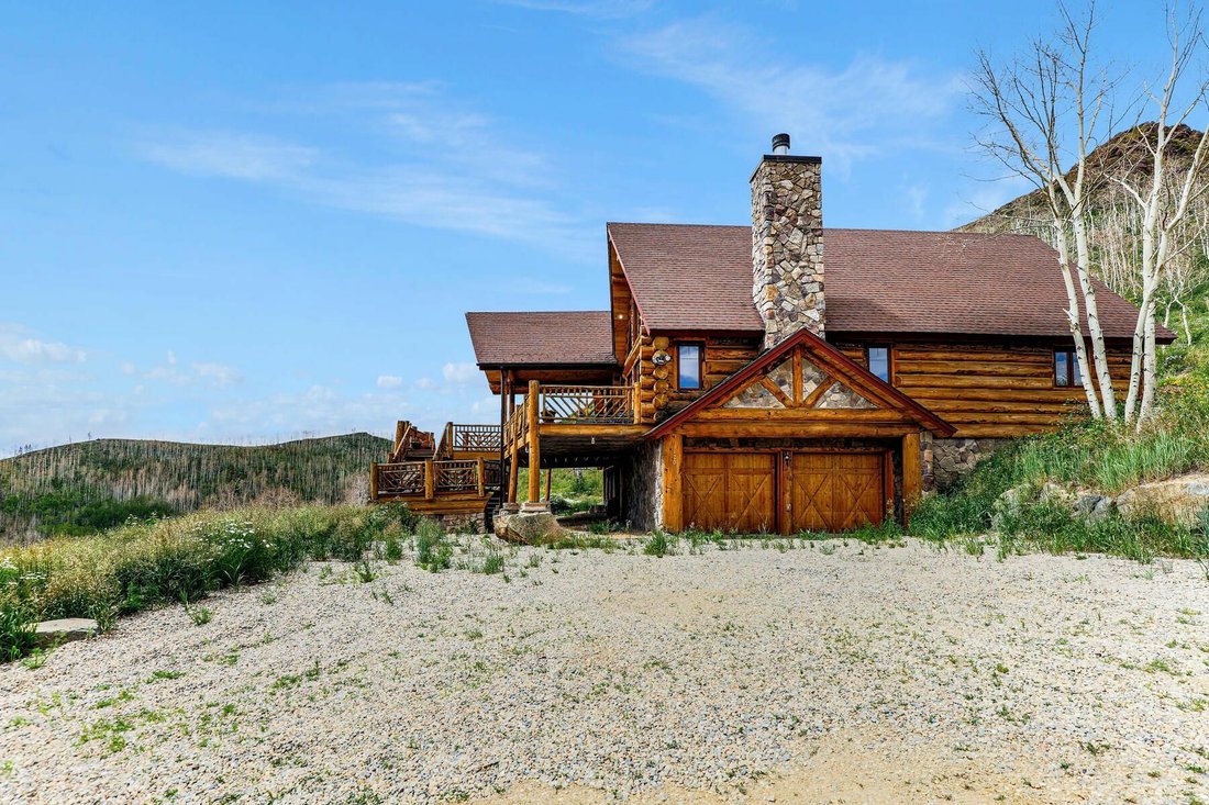 Spectaculaire Maison En Bois Rond Sur 19,7 Dans Fraser, Colorado, états