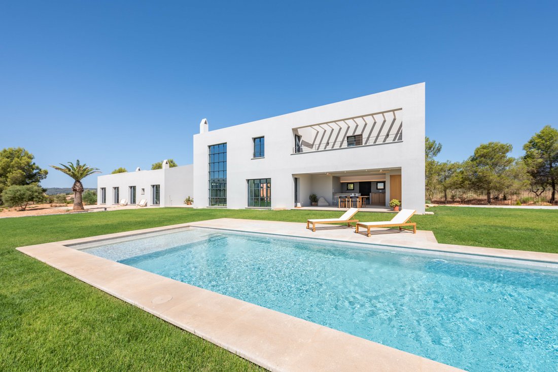 Modern Newly Built Villa In In Santa Maria Del Camí, Balearic Islands