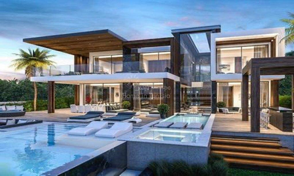 Luxury Villas Frontline Beach In Gammarth In Gammarth, Tunis, Tunisia