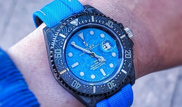 Rolex DiW 勞力士 Carbon Sea-Dweller "OCEAN BLUE" (Retail:EUR 44990) (12147753)