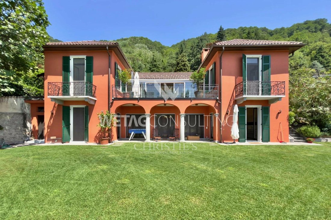 Elegant Mediterranean Style Villa With In Morcote, Ticino, Switzerland
