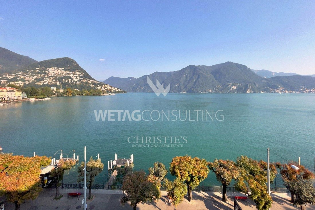 Rare & Elegant Apartment Directly On The In Lugano, Ticino, Switzerland