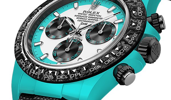 Rolex DiW Quartz Daytona CELESTE INVERT (Retail:EUR 59990) (12177529)
