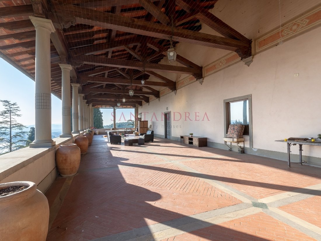 Splendid Penthouse In Historic Villa In Fiesole In Fiesole, Tuscany, Italy For Sale (12189037)