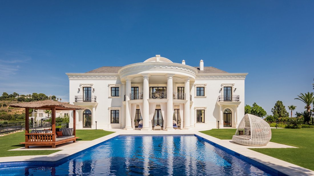 Exquisite Mansion With Panoramic Views In Marbella, Andalusia, Spain ...