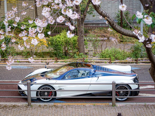 2019 Pagani Huayra Roadster rwd in Minato city, Japan 1