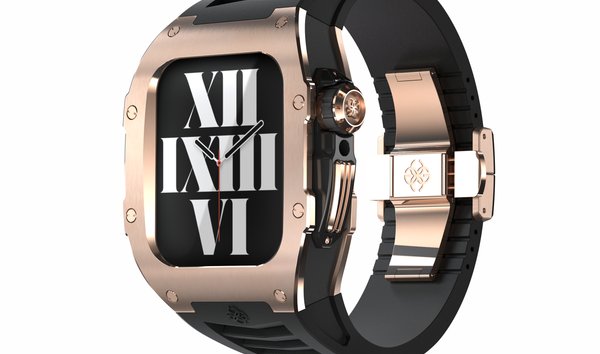 iWatch Case RACING SPORT Edition - RST (45mm) CREPE TITAN - ROSE GOLD / BLACK (12193487)