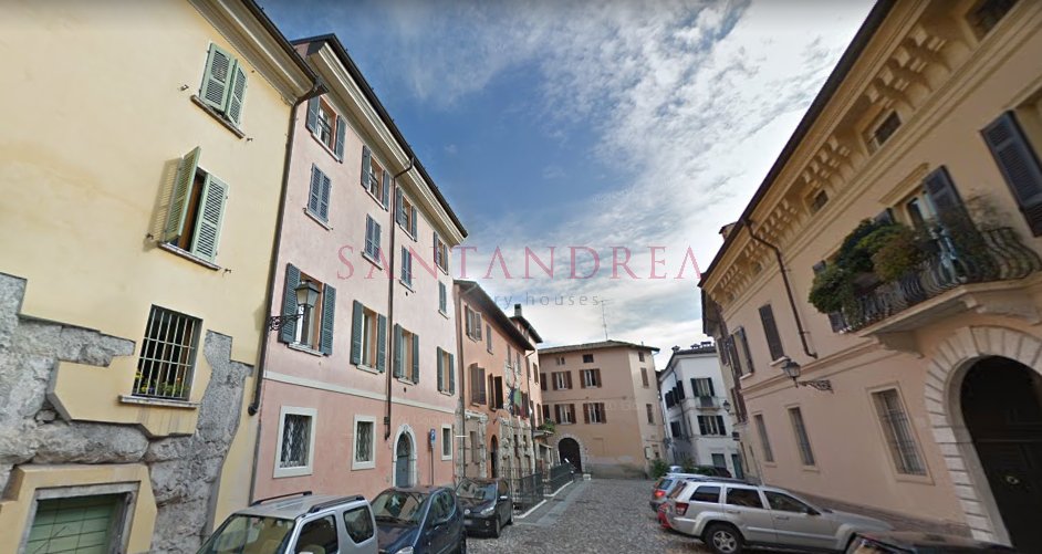 Brescia Large Portion Of Historic Building In Brescia, Lombardy, Italy