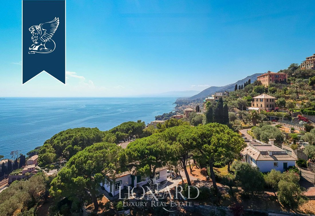 Stunning Panoramic Villa By The Ligurian In Pieve Ligure Liguria